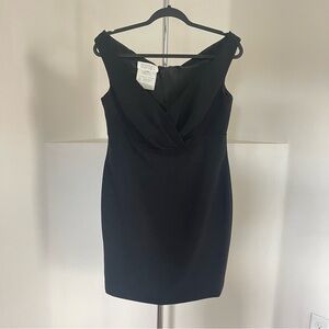 Vintage 90’s Badgley Mischka Black Mini Dress